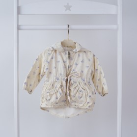Куртка (ветровка) для девочки  Арт. 3507  (экрю)