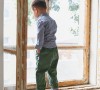Сорочка верхняя для мальчика Арт.2808 (черная клетка) - 7