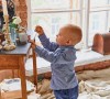 Сорочка верхняя для мальчика Арт.2808 (синяя клетка) - 10
