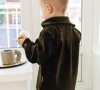 Сорочка верхняя Арт.2810 (хаки, крупный рубчик) - 5