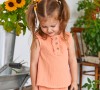 Кофточка для девочки Арт. 2095 (оранжево-персиковый) - 7