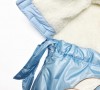 Одеяло-конверт мех с аппликацией Арт.1167 (голубой) - 7