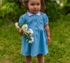 Платье Арт.7035 (цвет голубой) - 3 Платье Арт.7035 (цвет голубой) - 3